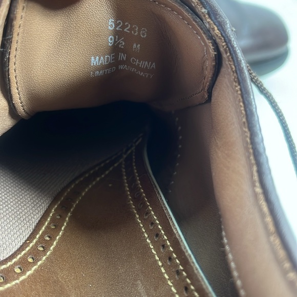 FootJoy ICON Brown & Tan Leather Oxford Style Spike Golf Shoe - Picture 10 of 10